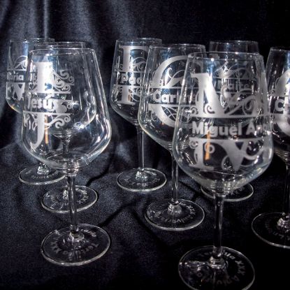Imagen de Copa de vino con nombre